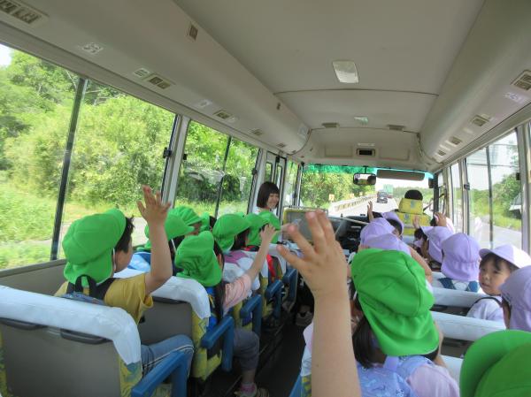 行きのバス🚌筑波山クイズ
