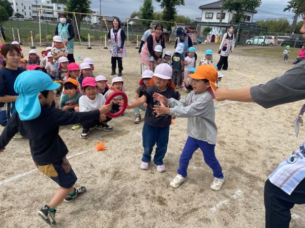 ぱんだ組にパス!!
