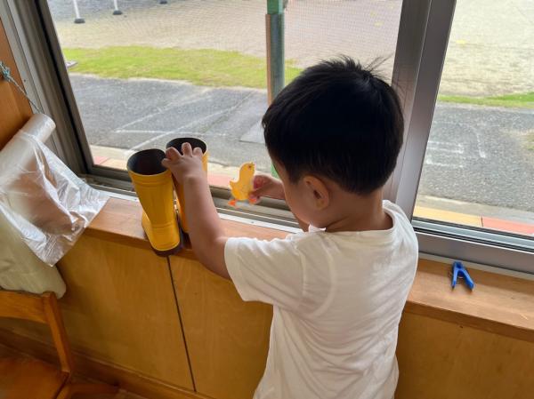 僕の長靴にかくれていたの〜!?👢