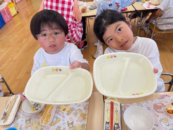 サラダ完食✨美味しかった😊