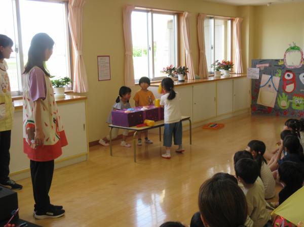 年中さんに遊び方説明