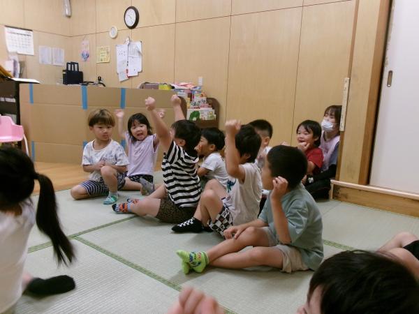 クイズに正解してみんな大喜び😆