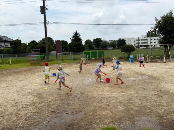 水遊びは今週で終わりです