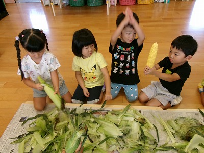「きれいだね!」「大きいね!!」