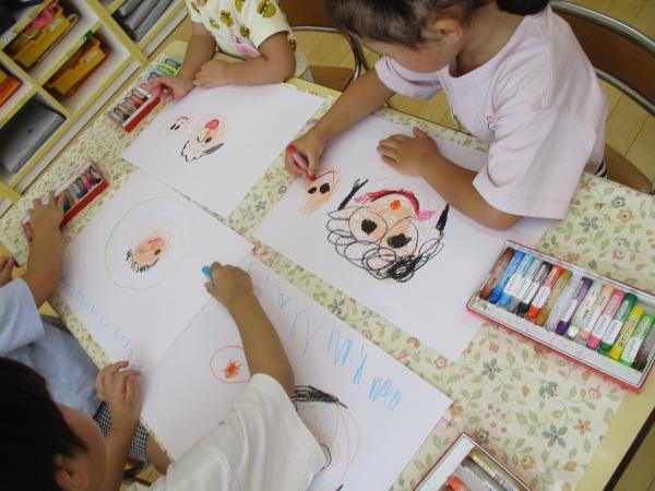 夏休みの思い出画製作