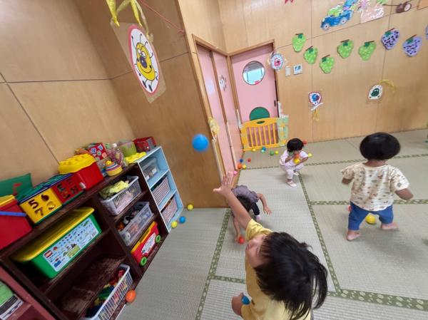 高いところの的にも挑戦✨