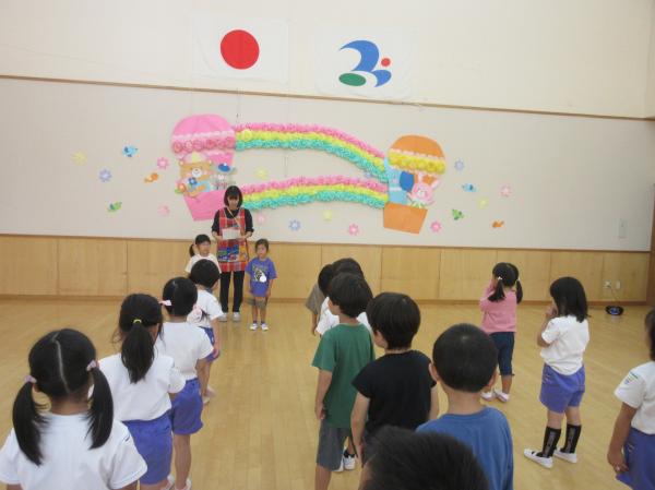閉会式の練習