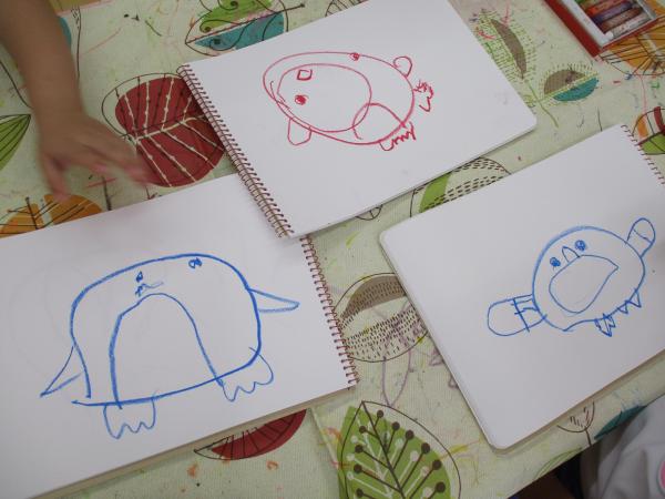 ペンギンの絵描き歌