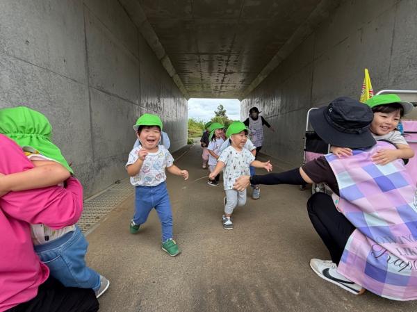 先生のところまでダッシュ💨
