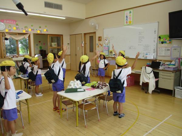 帰りの会の様子