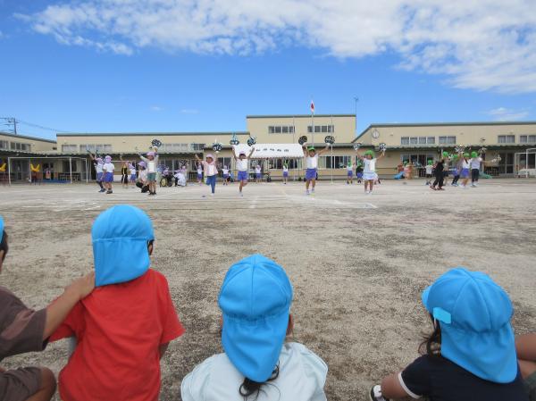 「年長さんかっこいぃ~🤩」