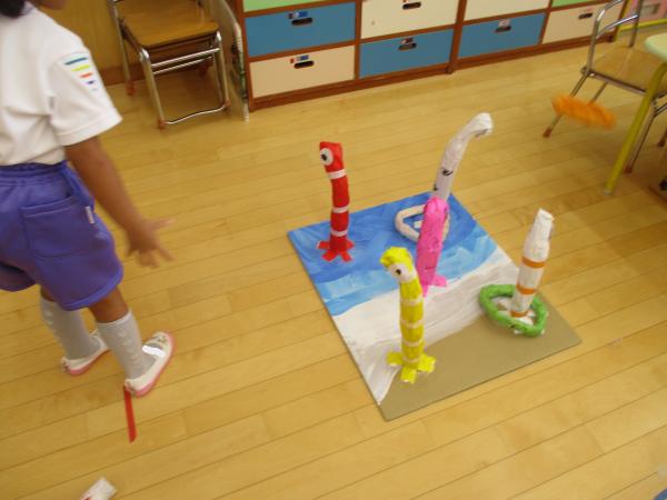 輪投げ遊び