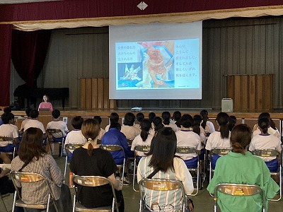 3年性教育講演会 しあわせな毎日のためのライフデザイントリセツ