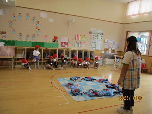 10月9日 今日の年少さん🍊🍓