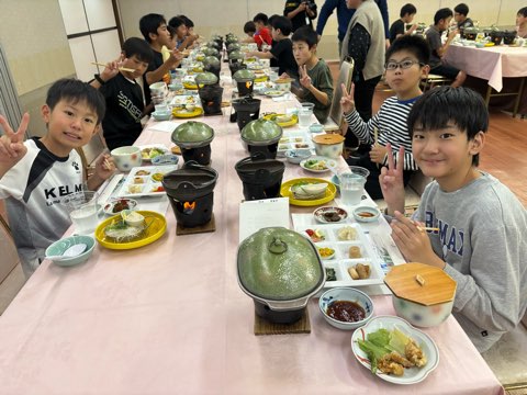 修学旅行(夕飯)