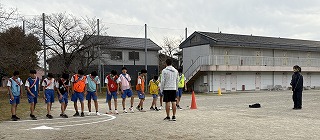 校内駅伝5「3年生出発」