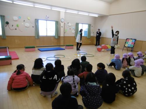 1年生が、谷和原幼稚園との交流会を行いました!