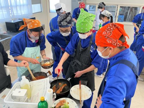 調理実習を実施しました。