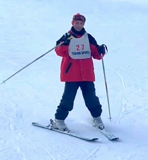 スキー宿泊学習16 ボーゲンをマスター