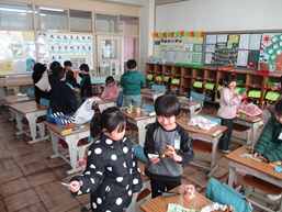 2年生に招待されました!