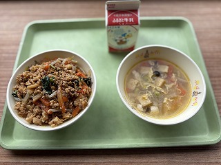 小絹中学校リクエスト献立