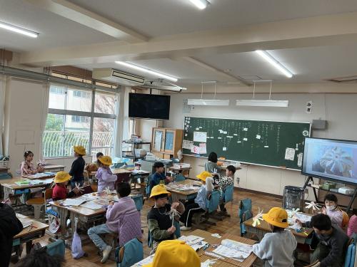 生活科「かざ車を作ったよ」