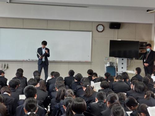 学年集会を行いました