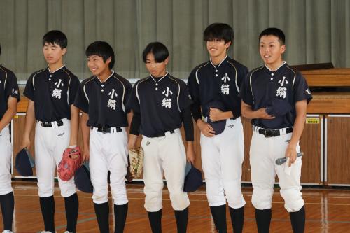 生徒会活動③ 野球部