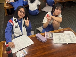 修学旅行26 「明日に向けて部屋長会議」2