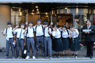修学旅行38「タクシー班行動開始」3