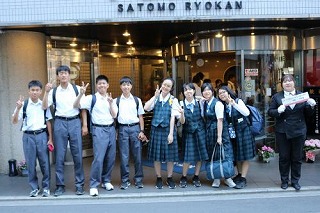修学旅行39「タクシー班行動開始」4