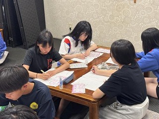 修学旅行63「最終日に向けて部屋長会議」1