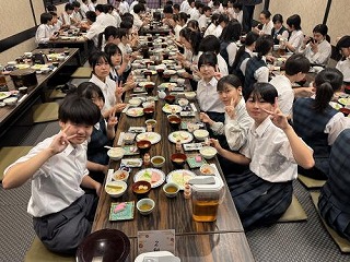 修学旅行67「最終日朝食」1