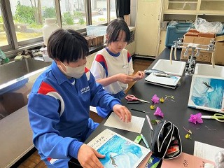 花のつくりを調べる ~1年生理科~