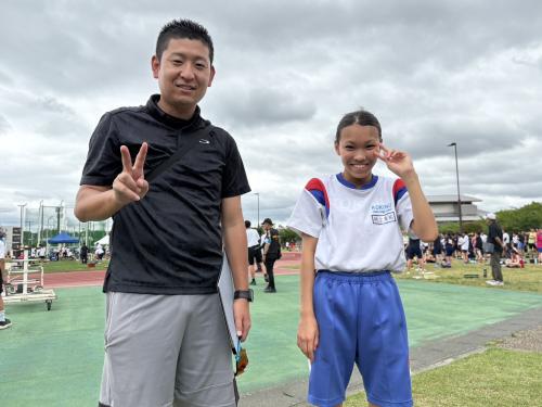 県南中学校陸上競技大会 1日目