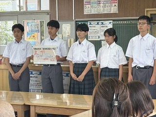 「上下一心」に込めた思いを説明 ~民生委員訪問1~