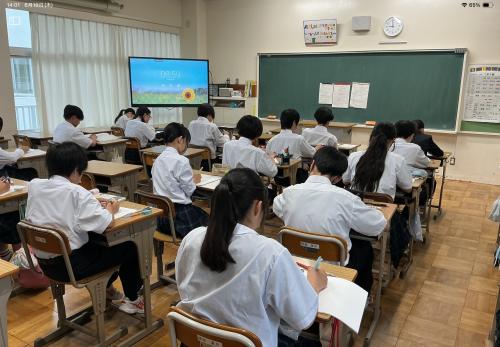 市総体2日目の伊奈中学校