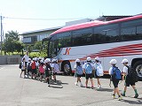 アクアワールドへ出発! 2年生
