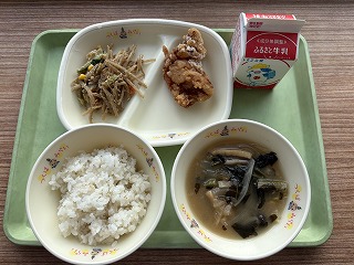 大根と小松菜のみそ汁