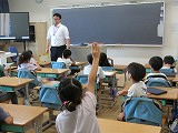 理科クイズと自由研究説明会
