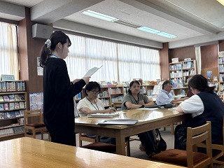 学校保健委員会が開催 テーマは生徒の「睡眠」
