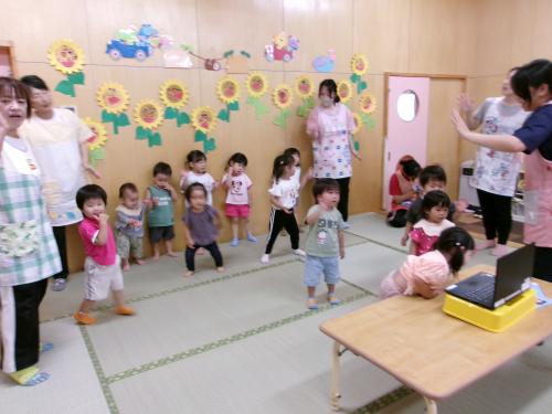 8月の保育所見学について