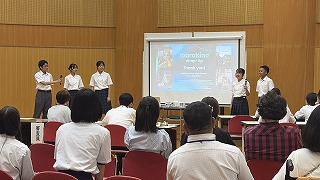 英語で茨城の魅力発信 本校3年生が県南大会に参加