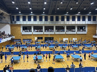 白球追った熱い夏、筑西での卓球県大会で3年生が奮闘