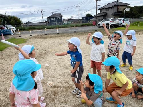 戸外遊びを楽しんだよ⛅🌈