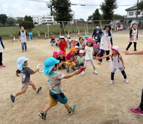 戸外遊び楽しんでます♪