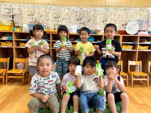 ぴょんぴょんがえるで遊んだよ🐸!