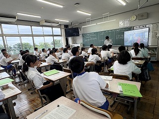 地域との関わりについて振り返る
