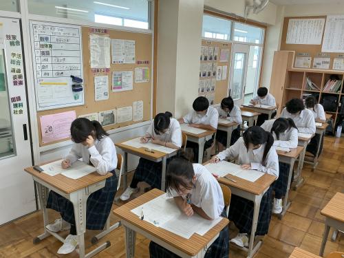 1学期末テストが終了しました。