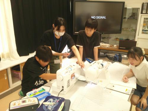 ナップザックつくりにチャレンジ!!(o^―^o)